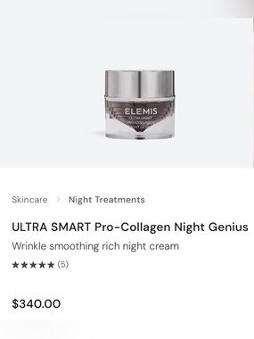 ULTRA SMART Pro-Collagen Night Genius
Wrinkle smoothing rich night cream